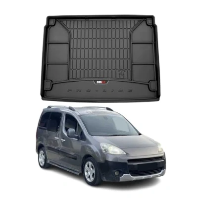 Abbildung von Kofferraumwanne Laderaumwanne kompatibel mit Peugeot Partner II 2008 2018 OMAC Premium 3D