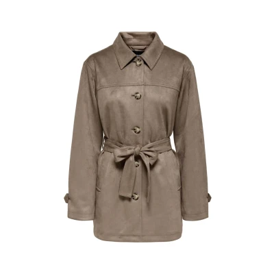Abbildung von ONLY Onldiane Kunstlederjacke, Damen, Größe: XS, Brown