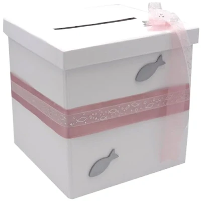 Abbildung von ZauberDeko Geschenkbox Briefbox Kommunion Konfirmation Kartenbox Tischdeko