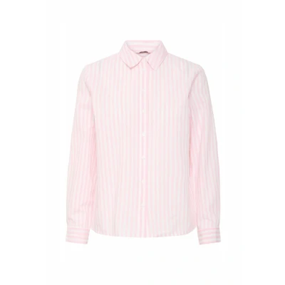 Abbildung von b.young Hetila Hemdbluse, Damen, Größe: 40, Roseate spoonbill mix