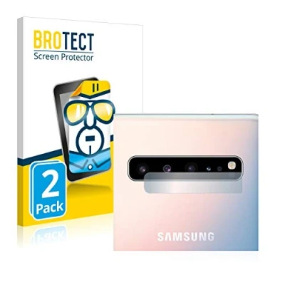 Abbildung von BROTECT (2 Stück Schutzfolie für Samsung Galaxy S10 5G (NUR Kameraschutz) Displayschutz Folie Ultra Klar