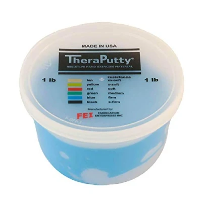 Abbildung von CanDo Antimikrobielle TheraPutty Knetmasse 450 g blau (schwer)