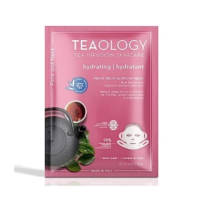 Abbildung von Teaology Peach TEA Hyaluronic MASK Gesichtscreme, Größe: 21 ml,