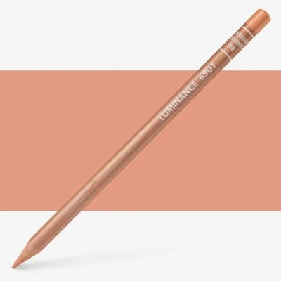 Abbildung von Caran d&#039;Ache Luminance Colour Pencil Artist Farbstifte Bleistift/ 3 Stück/Pack Farbe: 068 Herculanum Red (6901.068)
