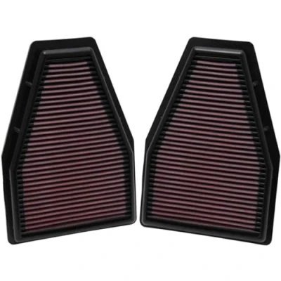 Abbildung von K&amp;N 33 2484 Waschbarer und wiederverwendbarer KFZ Tauschluftfilter, Rot