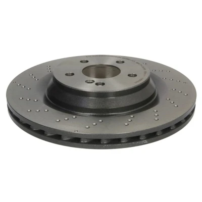 Abbildung von BREMBO COATED DISC LINE 09.B842.41 Bremsscheibe 330 26 5 gelocht/innenbel. beschichtet hochgekohlt mit Schrauben MERCEDES BENZ: SL Cabrio
