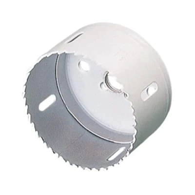 Abbildung von wolfcraft Bi Metall Lochsägeneinsatz I 3767000 Für Metalle, Kunststoffe, Holz und Trockenbaumaterialien, Gewindeanschluss ½“, Schnitttiefe 40 mm