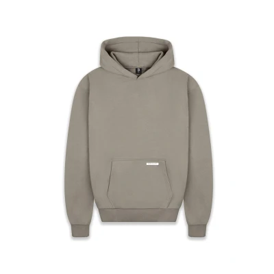Abbildung von Bazix Republiq Super Heavy Kapuzenpullover, Herren, Größe: Medium, Stone