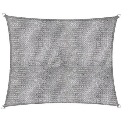 Abbildung von Windhager Sonnensegel &quot;Elba Rechteck&quot;, 3,6x2,6m, grau