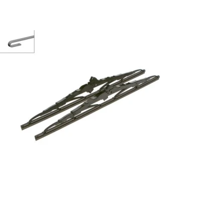 Abbildung von Scheibenwischer Bosch Twin 3 397 118 610 vorne Standard VOLKSWAGEN: TRANSPORTER 2 Bus, Jetta Mk1, Polo II Schrägheck, MERCEDES BENZ: G Klasse SUV