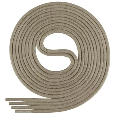 Abbildung von Di Ficchiano gewachste runde Schnürsenkel grün, Schuhband, Laces, Durchmesser 2 4 mm für Businessschuhe, Anzugschuhe und Lederschuhe Farbe: olive Länge: 140cm