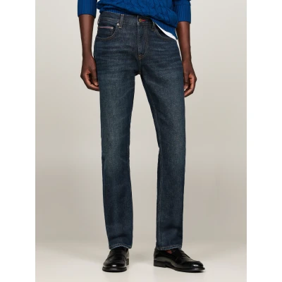 Abbildung von Tommy Hilfiger Jeans Straight Leg, Herren, Größe: 30x30, Crest indigo