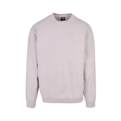 Abbildung von Urban Classics Heavy Terry Garment DYE CREW Sweatshirt, Herren, Größe: 3XL, Lilac