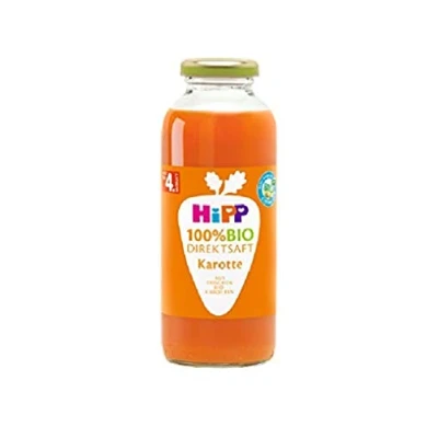 Abbildung von Hipp 100% Bio Direkt Säfte, Direktsaft Karotte, 6er Pack (6 x 330 ml)