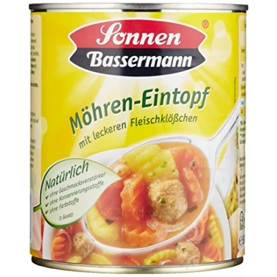 Abbildung von Sonnen Bassermann Möhren Eintopf, 800 g