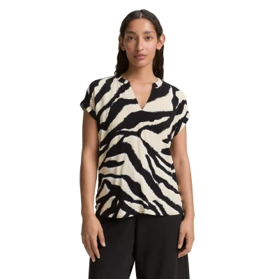 Abbildung von TOM Tailor EASY Shape Bluse, Damen, Größe: 36, Beige