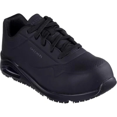 Abbildung von Skechers WORK UNO SR DOLTIN Berufsschuh, Arbeitsschuh, Sicherheitsschuh, Halbschuh mit Zehenschutz