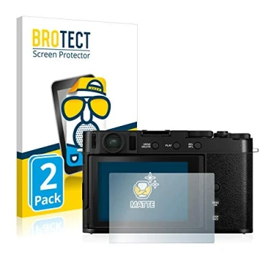 Abbildung von BROTECT Entspiegelungs Schutzfolie für Fujifilm X E4 (2 Stück) Matte Displayschutz Folie, Anti Reflex, Fingerprint
