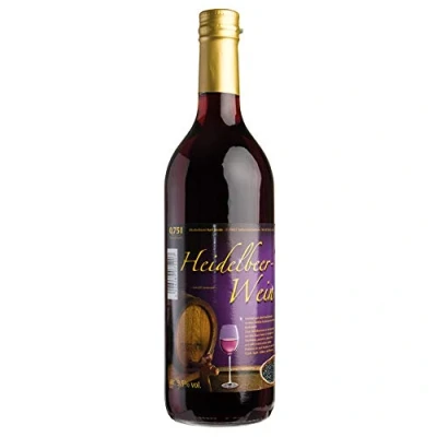 Abbildung von Heidelbeer Wein 9,5% Alc., 12 x 750ml Flasche pfandfrei