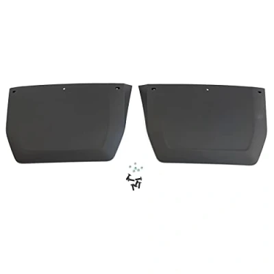 Abbildung von Volkswagen 7CA075101A Schmutzfänger hinten schwarz genarbt, nur für Pritsche, Heckantrieb, Zwillingsbereifung/Doppelbereifung