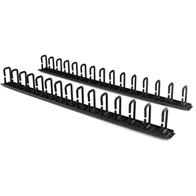 Abbildung von StarTech.com Vertikales Server Rack Kabelmanagement 40U Ringe für Kabelführungsblende Kabelführungssystem Netzwerk (CMVER40UD)