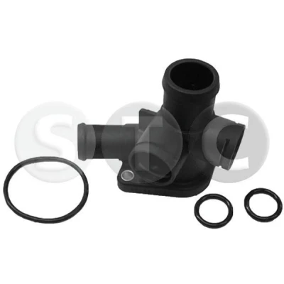 Abbildung von STC T403589 Flansch Kunststoff seitlicher Einbau VOLKSWAGEN: GOLF 4 Schrägheck, 3, Passat B3/B4 Variant, SEAT: Ibiza 2, TOLEDO 1