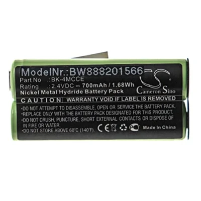 Abbildung von vhbw 1x Akku kompatibel mit Waterpik Sonic 900 elektrische Zahnbürste (700 mAh, 2,4 V, NiMH)