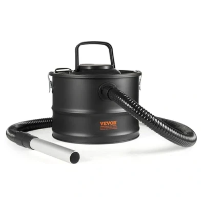 Abbildung von VEVOR Aschesauger, 15L mit 1200W starker Saugleistung, Kaminsauger Rückwärtsabsaugung, 3M Stromkabel, 16 Kpa max. für Kamine, Pelletöfen, Holzöfen, Holzbrenner
