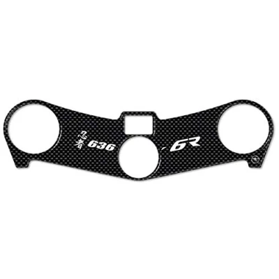 Abbildung von labelbike 3D Gel Harz Aufkleber Motorrad Gabelplattenschutz kompatibel mit Kawasaki ZX 6R 2003 2004