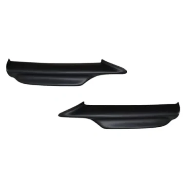 Abbildung von Front Spoiler Ecken Lippe Ansatz Schwarz lackierbar für BMW 3er E90 E91 passend M Paket Stoßstange 05 08