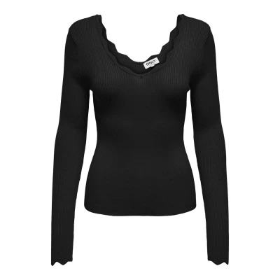 Abbildung von ONLY V Ausschnitt Pullover ONLJULIE LIFE LS RIB NECK CC KNT
