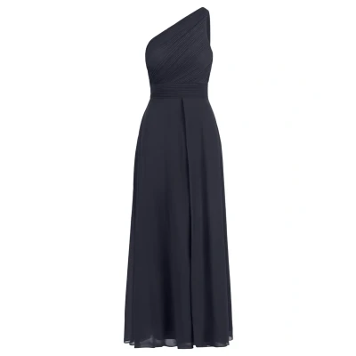 Abbildung von APART One Shoulder Abendkleid mit Plisseedetail, Nachtblau, 40