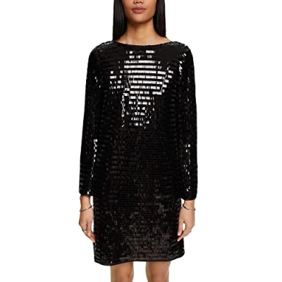 Abbildung von Esprit Collection Sequins Cocktailkleid/festliches Kleid, Damen, Größe: Large, Bordeaux red