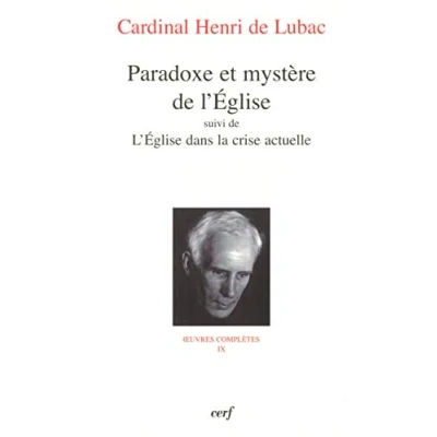 Abbildung von PARADOXE ET MYSTERE de L&#039;EGLISE: Suivi l&#039;Eglise dans la crise actuelle
