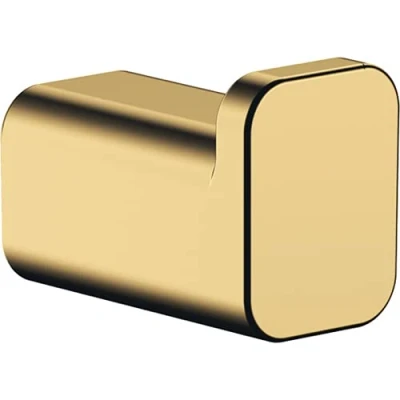 Abbildung von hansgrohe Handtuchhaken AddStoris, Handtuchhalter Polished Gold Optic