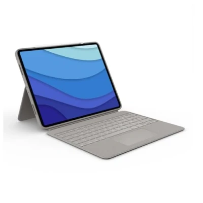Abbildung von Logitech Combo Touch F.iPad Pro 12.9 Zoll (5th Generation), Sand ESP MEDIT