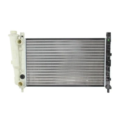 Abbildung von NRF 54701 Kühler, Motorkühlung Aluminium 520 322 32 Kühlrippen mechanisch gefügt FIAT: Uno Schrägheck