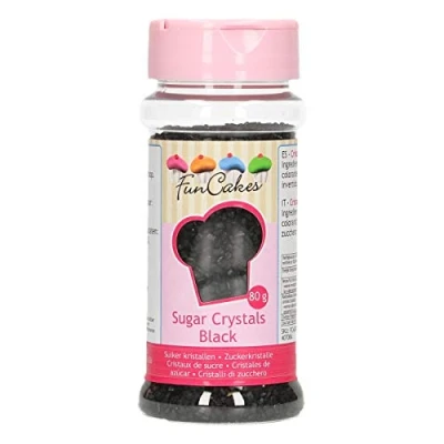 Abbildung von FunCakes Bunter Zucker Schwarz 80 G