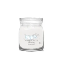 Abbildung von Yankee Candle Signature Medium JAR Clean Cotton Duftkerze, Größe: 368 g, White