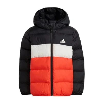 Abbildung von adidas Performance KIDS Unisex Winterjacke für Kinder, Größe: 110, Black/grey one/bright red