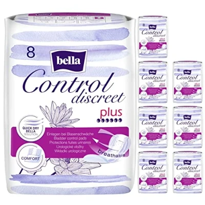 Abbildung von bella Control Discreet Inkontinenz Einlagen Plus 8 Stück