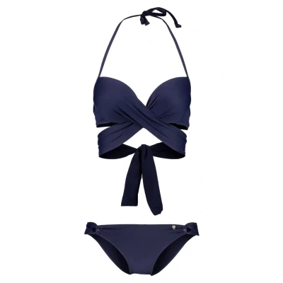 Abbildung von s.Oliver Bügel Bandeau Bikini mit Raffung