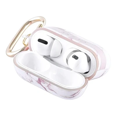 Abbildung von Guess GUAPHCHMAP Hülle für AirPods Pro rosa Marmorband Collection