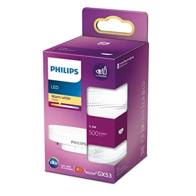 Abbildung von Philips LED Classic GX53 Lampe, 5.5W, Reflektor, warmweiß