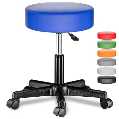 Abbildung von Casaria Drehhocker, Höhenverstellbar 10cm Polsterung 46 60cm Sitzhöhe 360 Drehbar Ø35cm