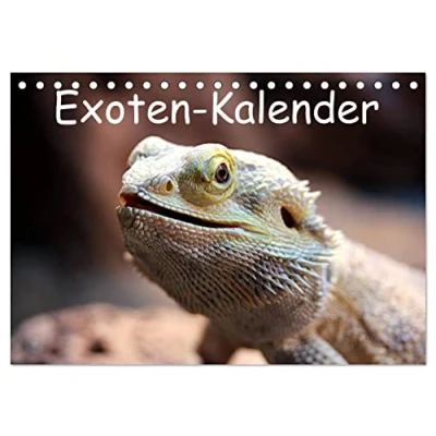 Abbildung von Exoten Kalender (Tischkalender 2025 DIN A5 quer), CALVENDO Monatskalender