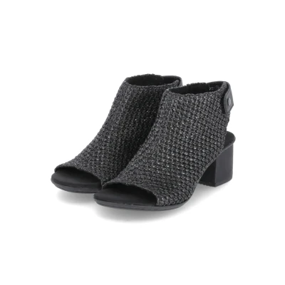 Abbildung von Rieker High Heel Sandalette, Damen, Größe: 40, Schwarz Schuhe