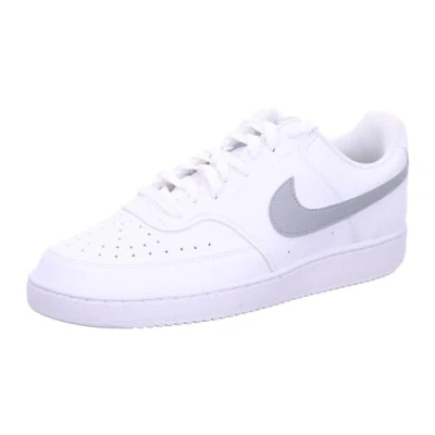 Abbildung von Nike Sportswear Court Vision Sneaker low, Herren, Größe: 46, Weiss grau Hochwertiges lederimitat