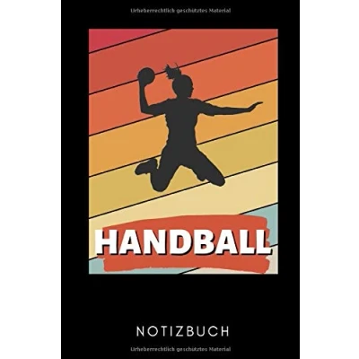 Abbildung von Handball NOTIZBUCH: A5 TAGEBUCH Handballer Geschenke Buch Training Sport Handballtraining Handballmannschaft Trainingsbuch Trainingstagebuch
