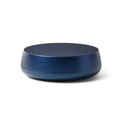 Abbildung von Lexon Mino L Haut parleur Compatible Bluetooth 5W, Rechargeable, Mains libres, USB C Aluminium/Bleu Foncé